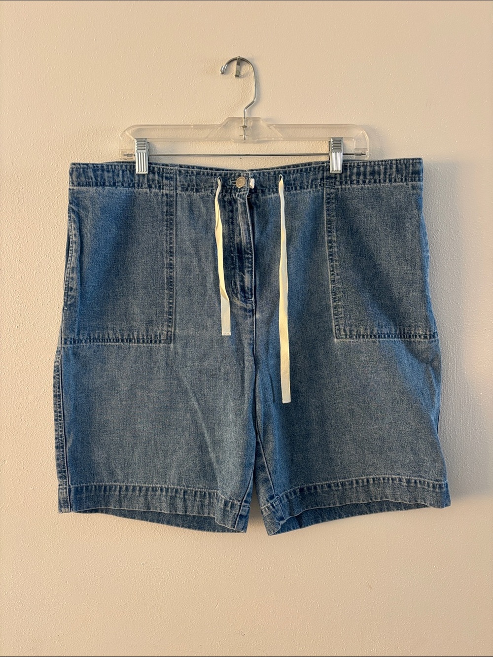 Ralph Lauren Blue Denim Drawstring Women’s Shorts